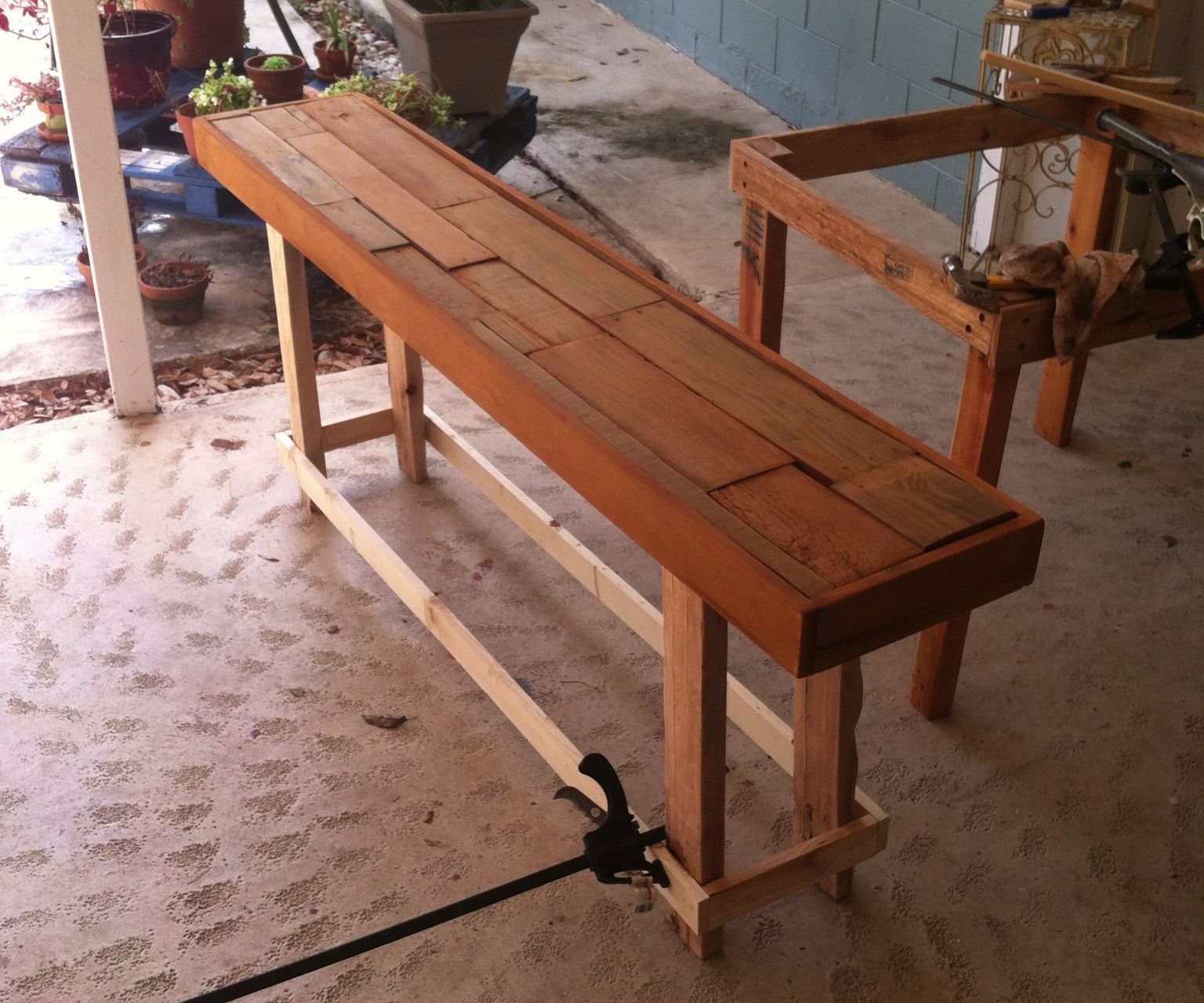 Pallet Sofa Table