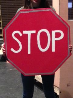 How to Make a Stop Sign Prop