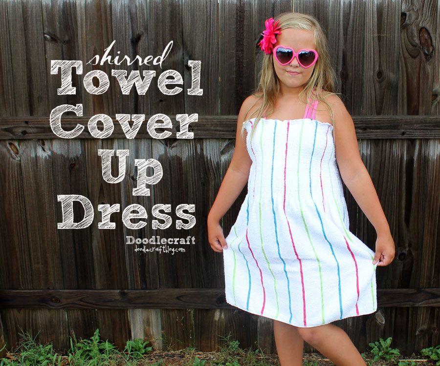 Shirred Towel Cover-up Dress!