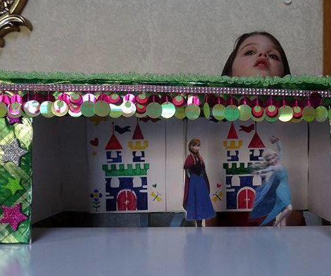 Making a Theater for Popsicle Stick Puppets