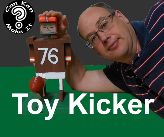 Wooden Football Placekicker Toy