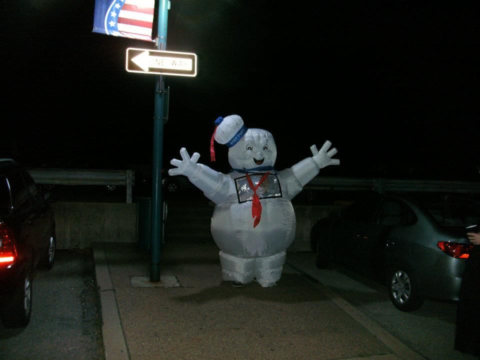 Wearable Stay Puft Marshmallow Man Costume