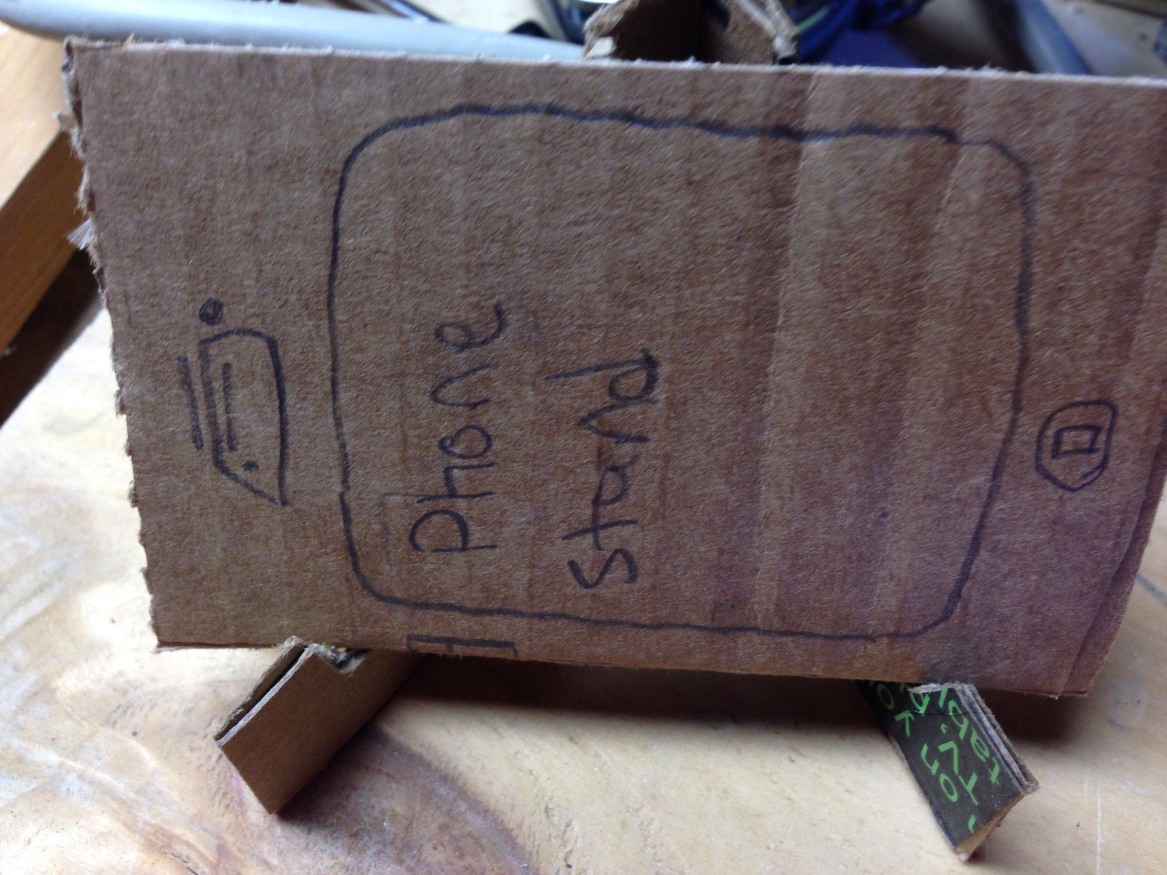 Cardboard Phone Stand