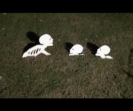 Make a Skeleton for Halloween Decoration