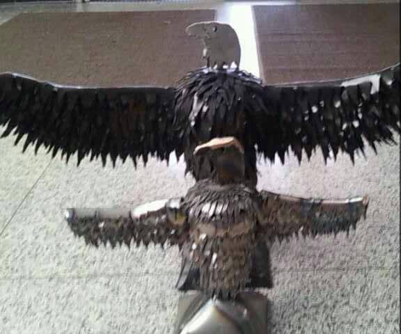 3D EAGLE SCULPTURE