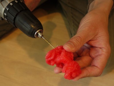 Wax Dragon: LED Holes