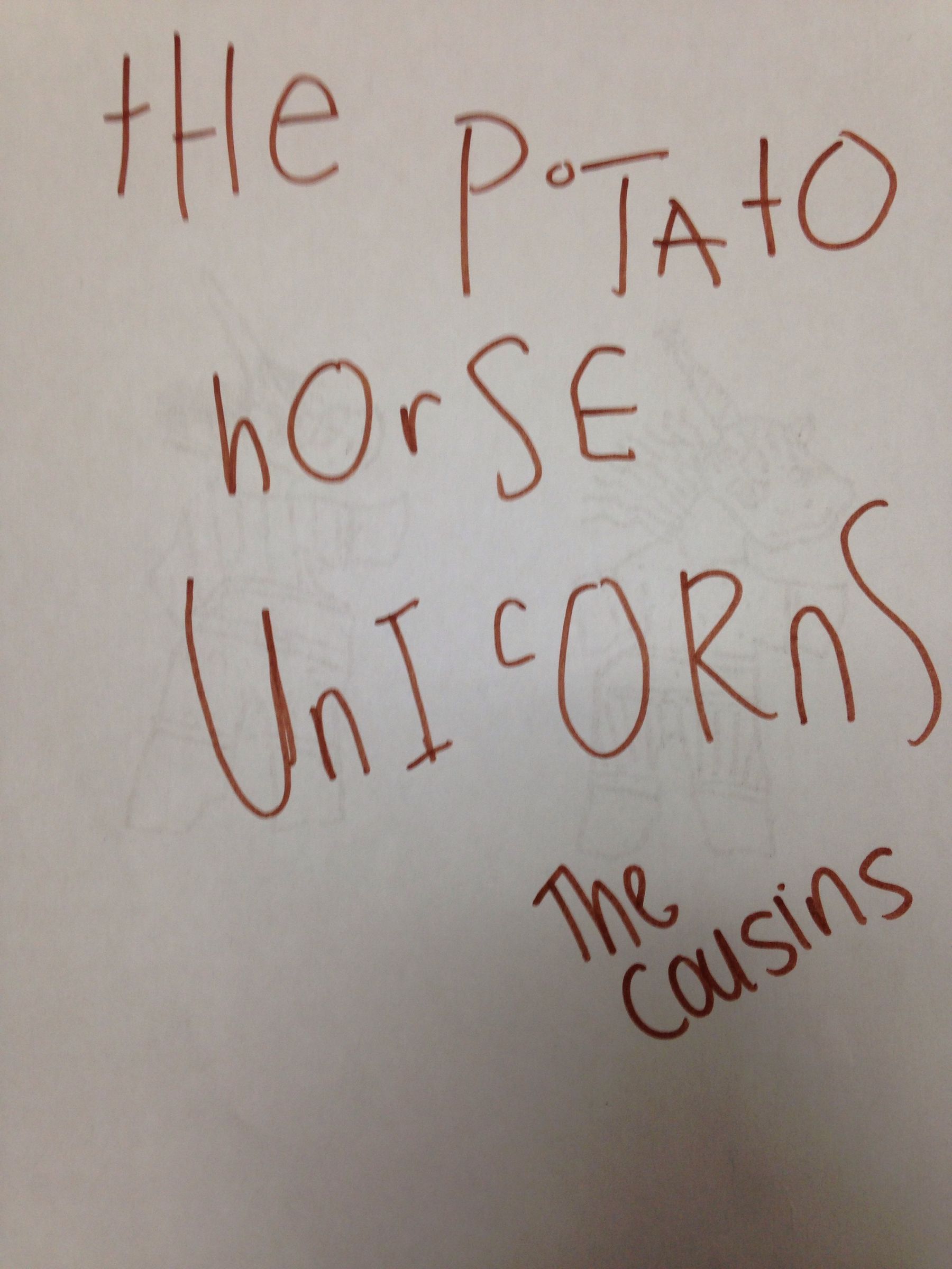 The Return Of The Potato Horse...the Unicorns