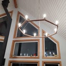 Copper Pipe Chandelier