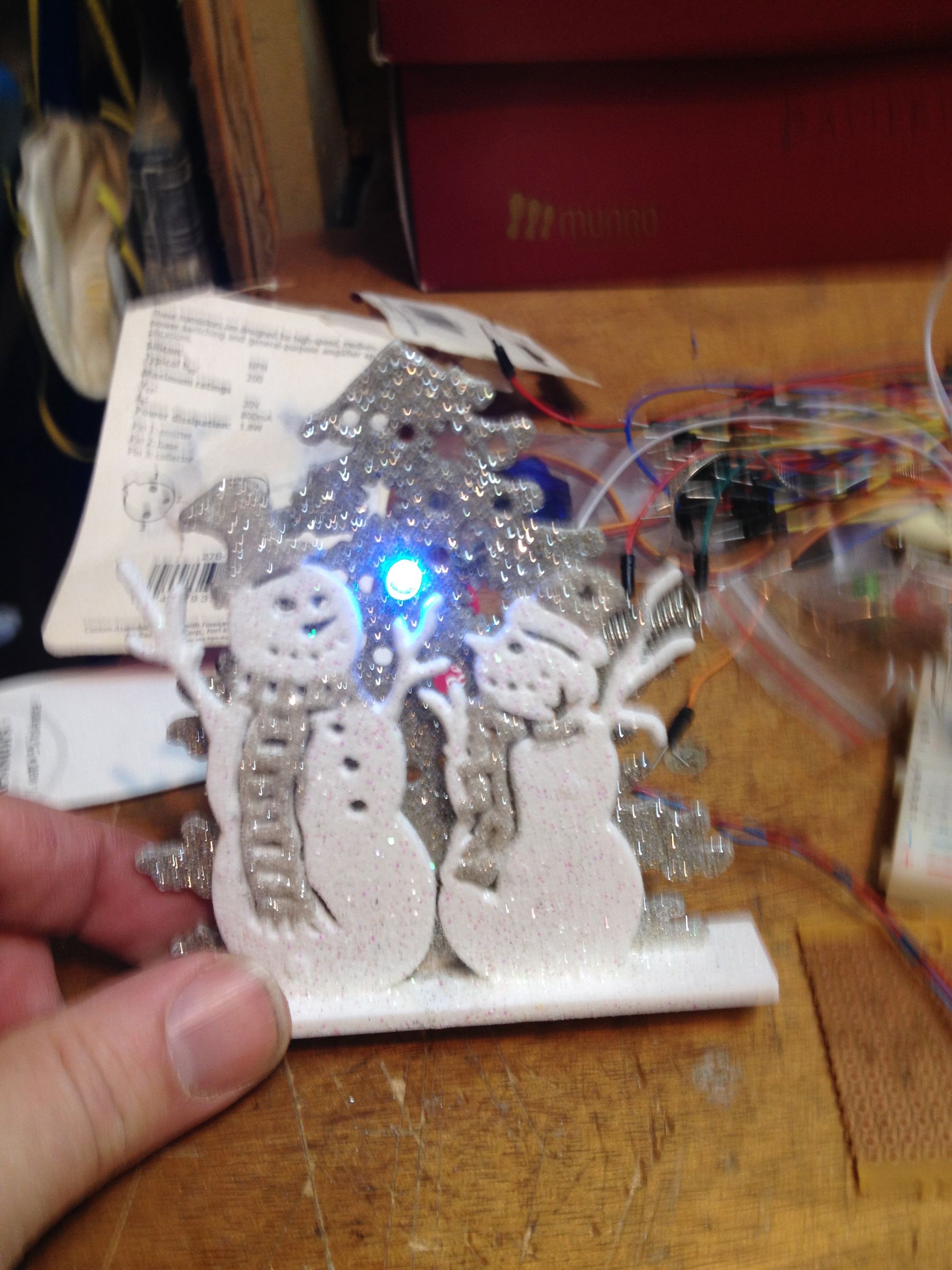 Christmas Tree Water Level Alarm Ornament No More Thirsty Trees! 7 Steps Instructables