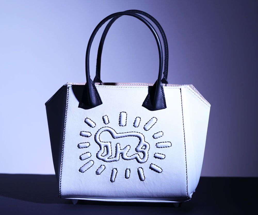 Handmade Keith Haring Mini Tote