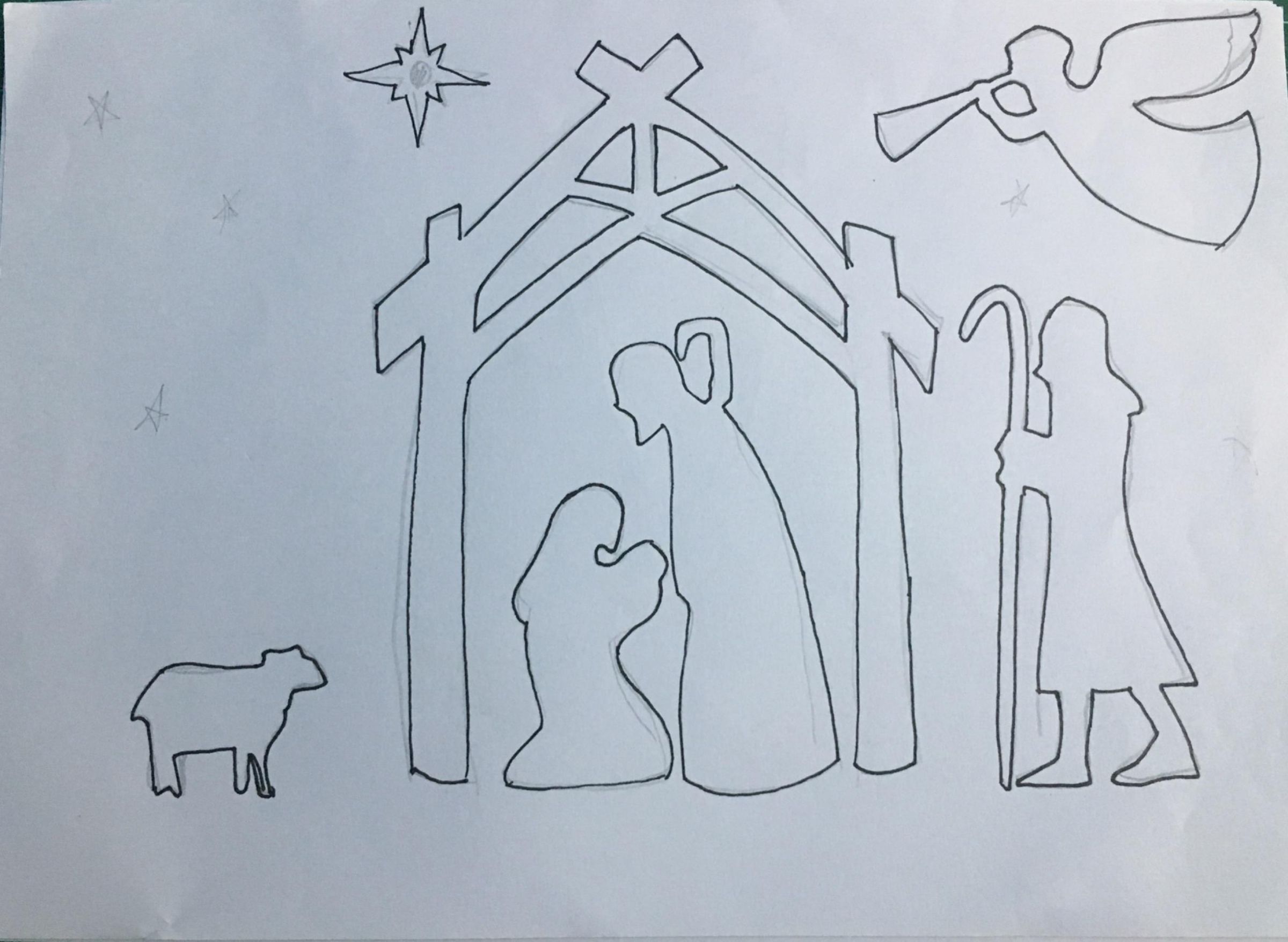Manger Scene Table Lamp As Christmas Decor : 8 Steps (with Pictures ...