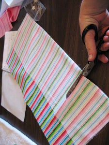 Cut Fabric and Sew the Pocket Strip.