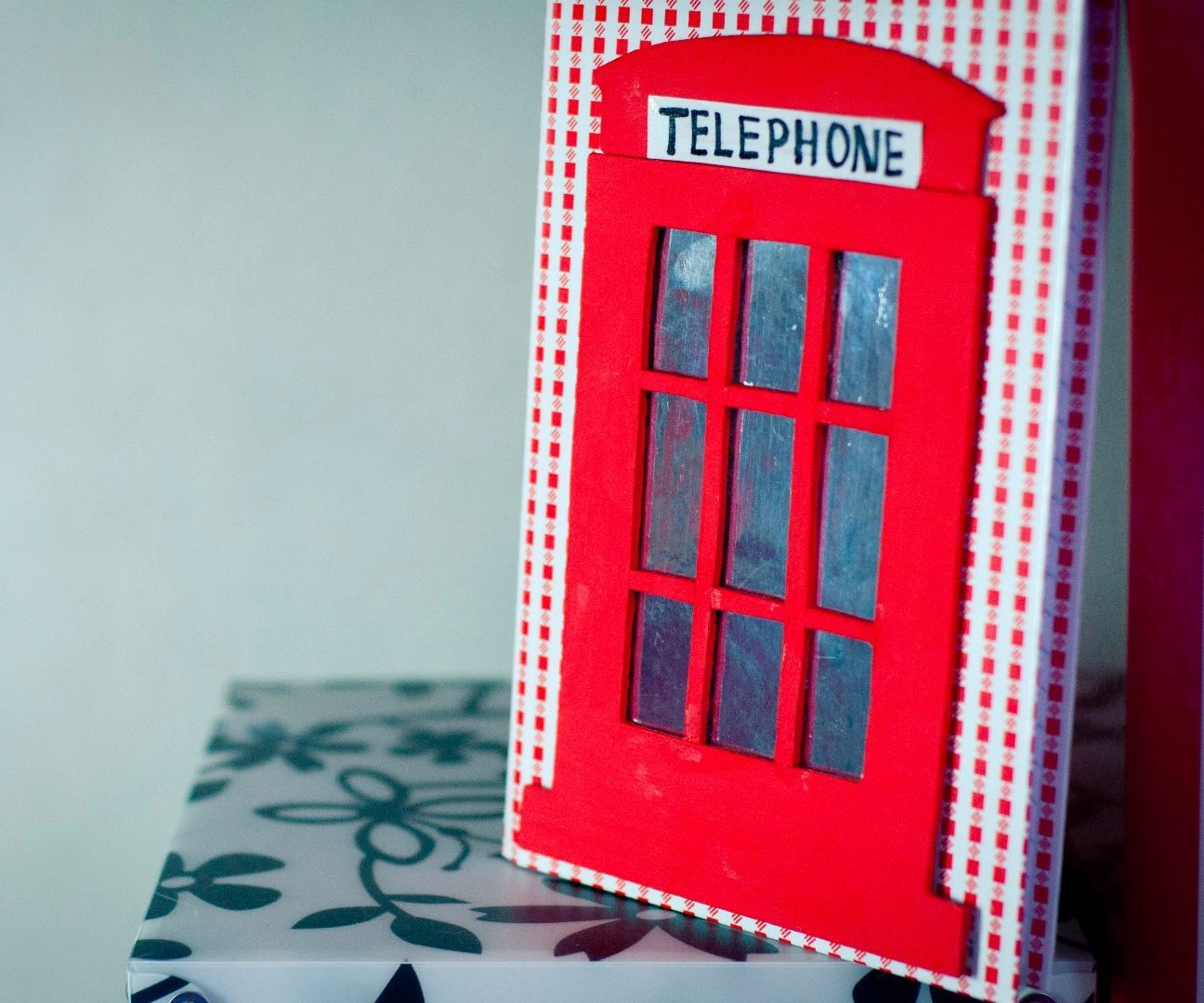 Red Telephone Box - Custom Notebook 