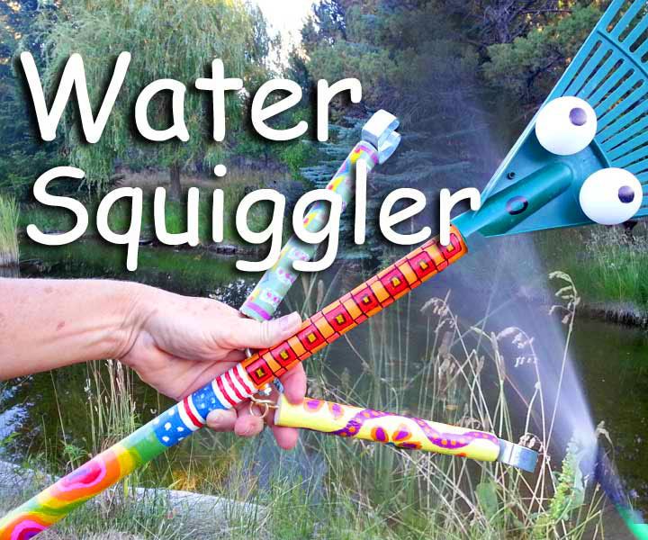 Water Hose Squiggler and Scarecrow