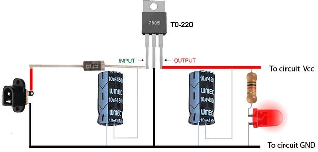 Arduino for Greenhouse, Garden or Growbox: PSU