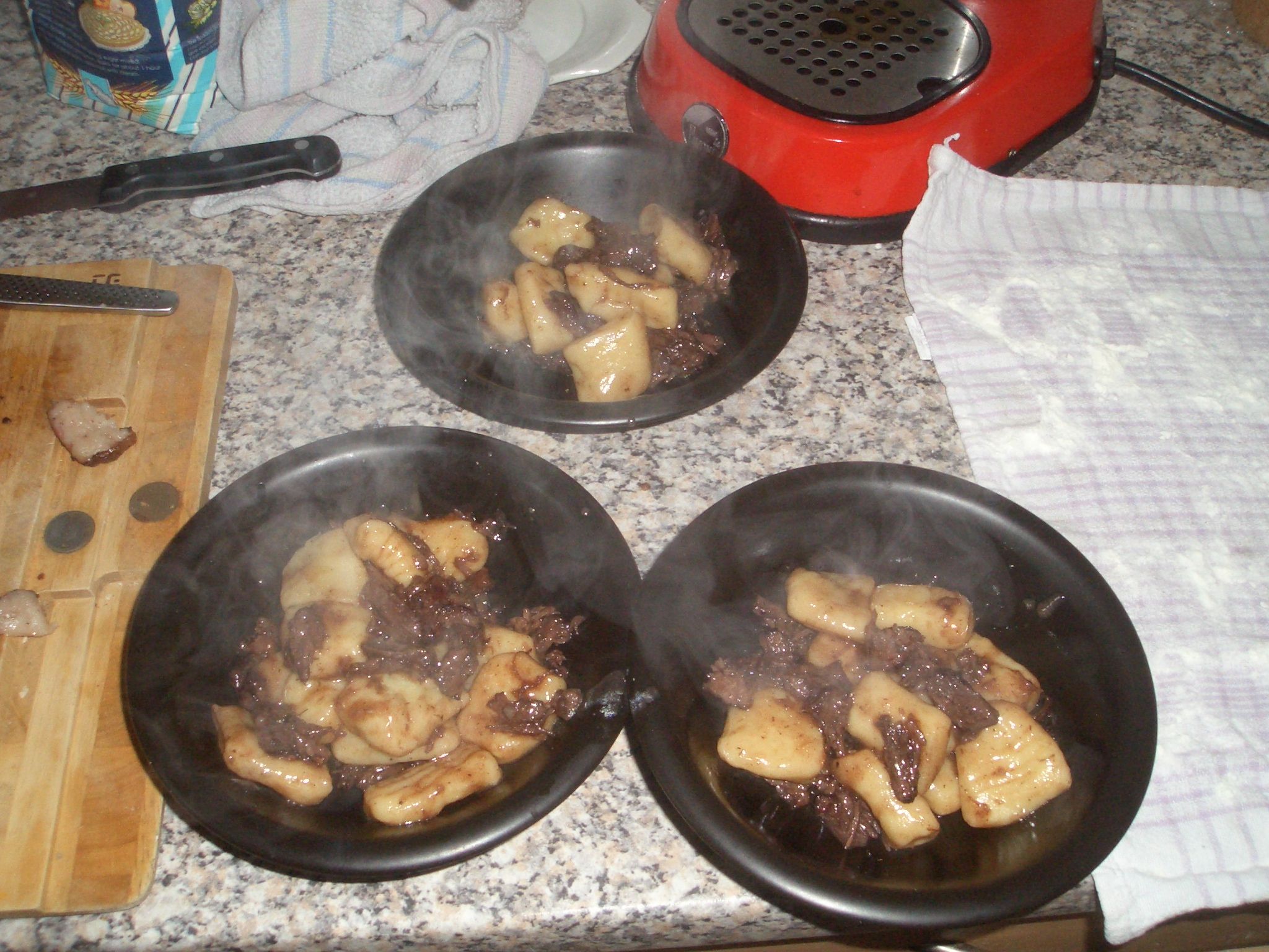 Braised Oxtail in Valpolicella (served With Potato Gnocci)