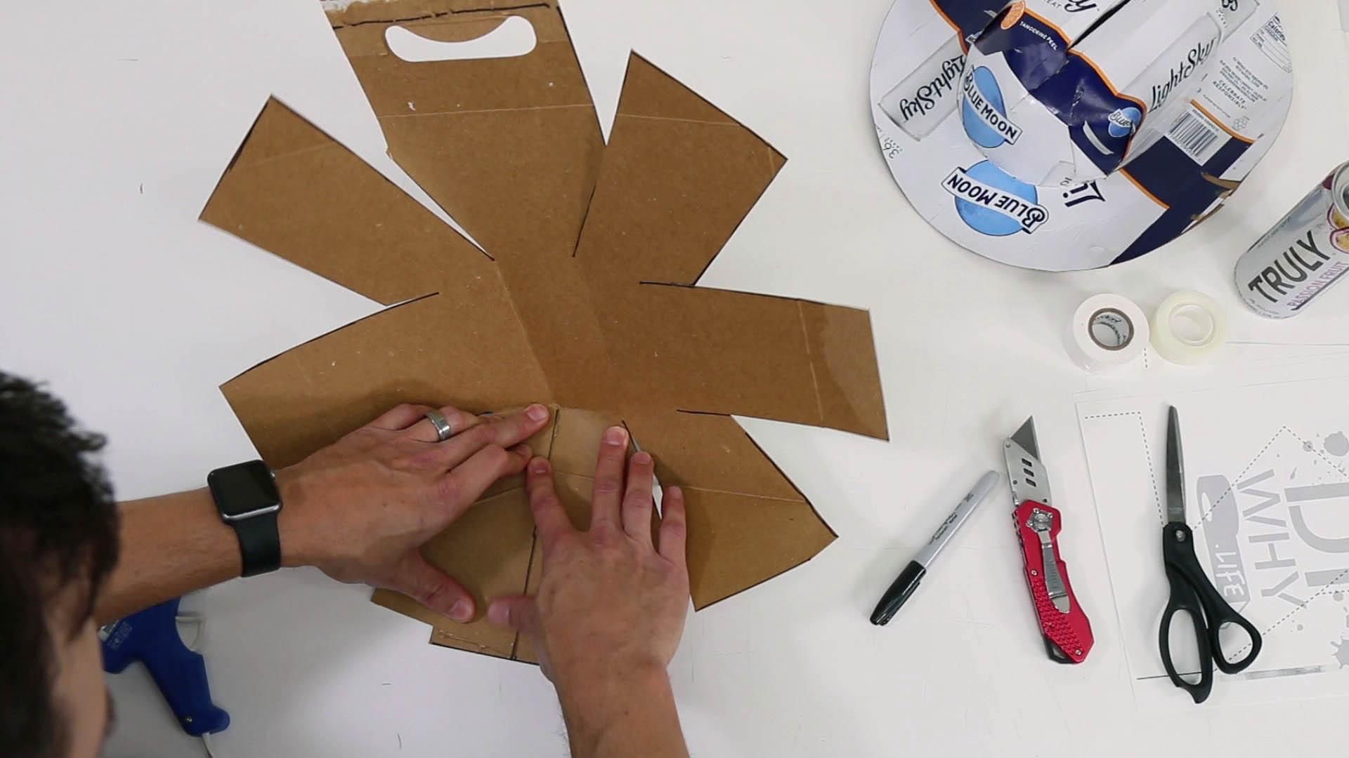 Beer Box Cardboard Cowboy Hat 13 Steps (with Pictures) Instructables