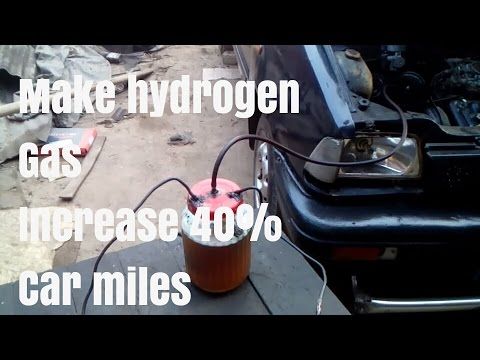 How to Make Hydrogen Gas and Run a Car