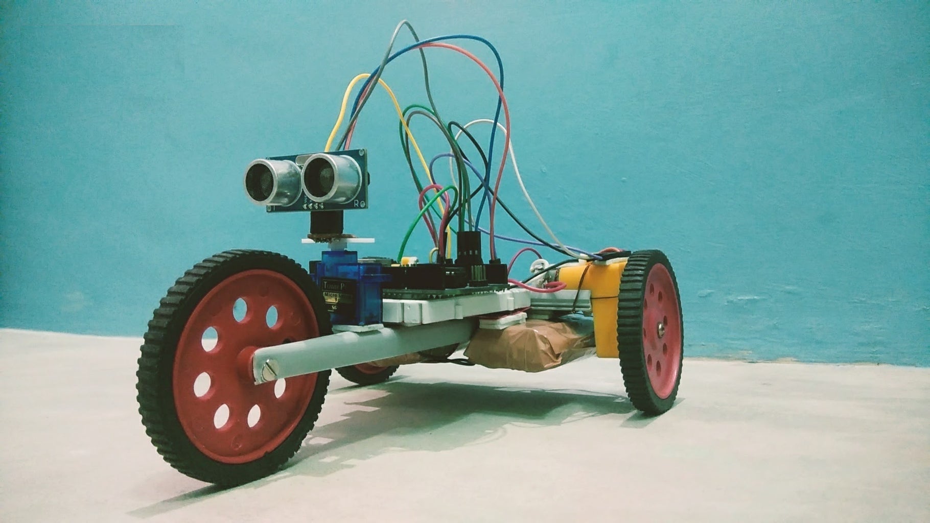 Arduino Based Autonomous Bot Using Ultrasonic Sensor : 5 Steps (with ...