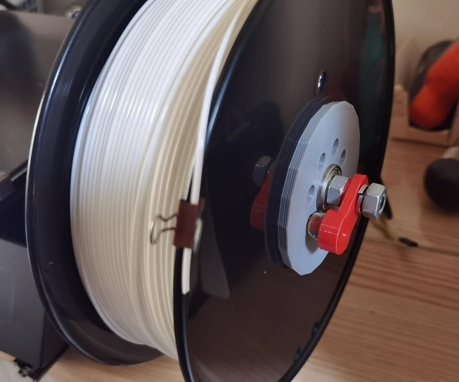 Spool Holder and Marble Stopper (3D Printer)