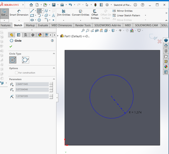 Cutting the Circle