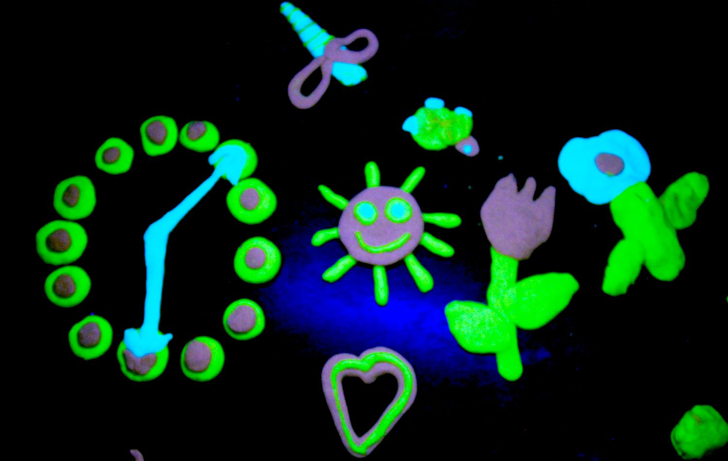 Glow in the Dark Playdough