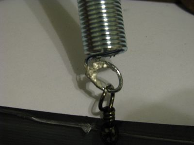 Attaching the Spring to the Swivel.