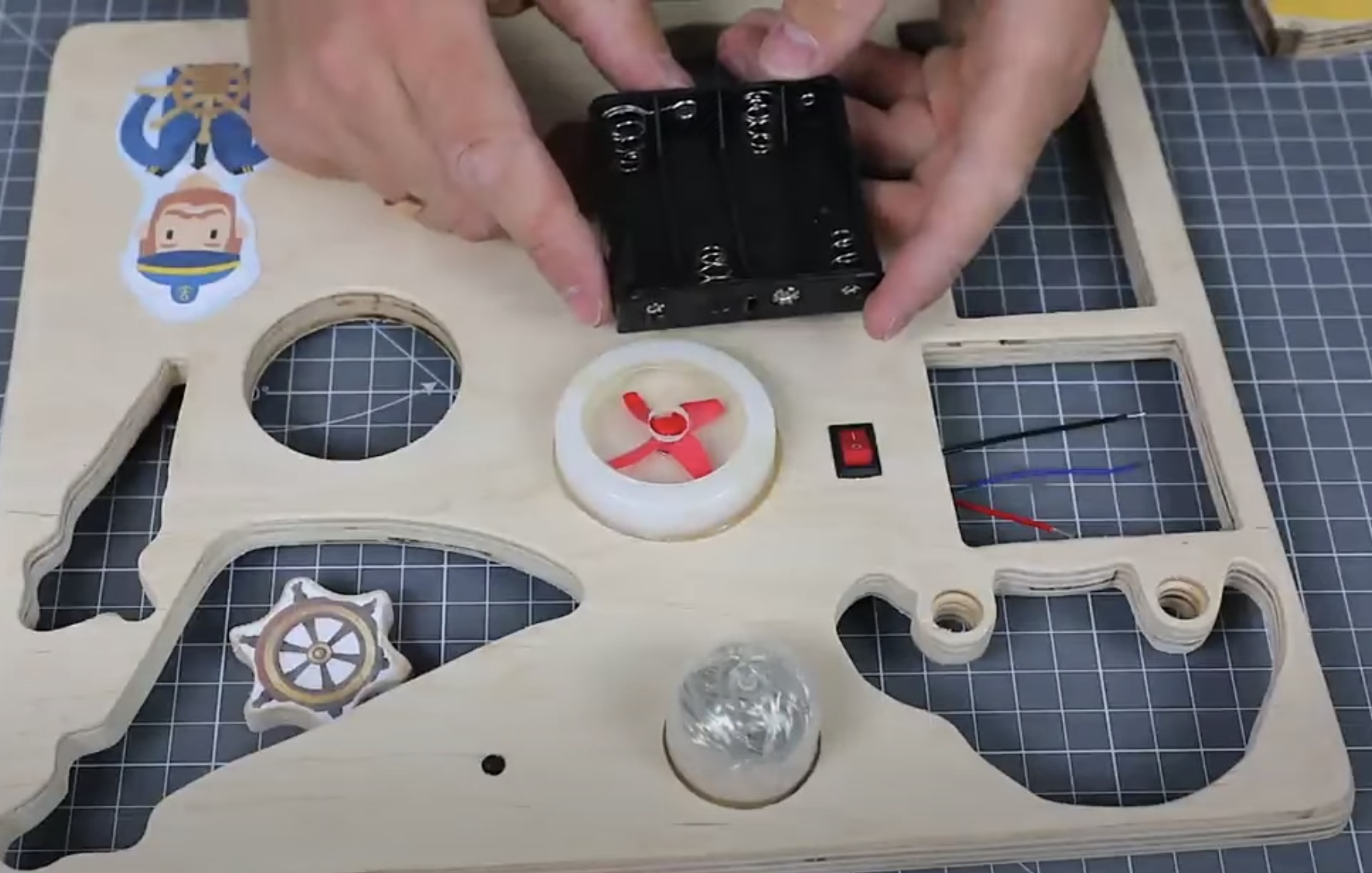 HOW TO MAKE a MULTIFUNCTIONAL GAME FOR KIDS DEVELOPMENT FROM PLYWOOD ...