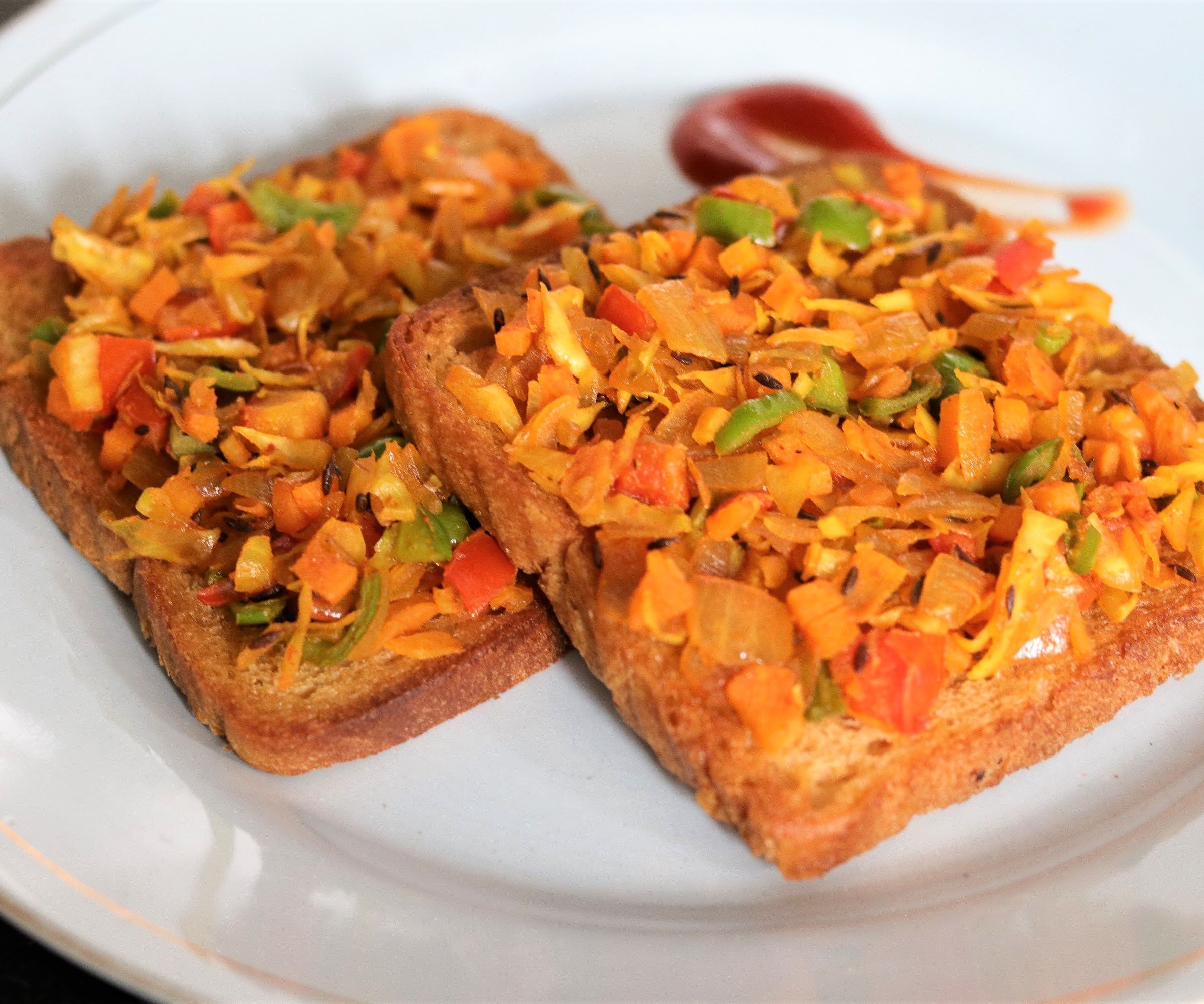 Masala Bread Toast