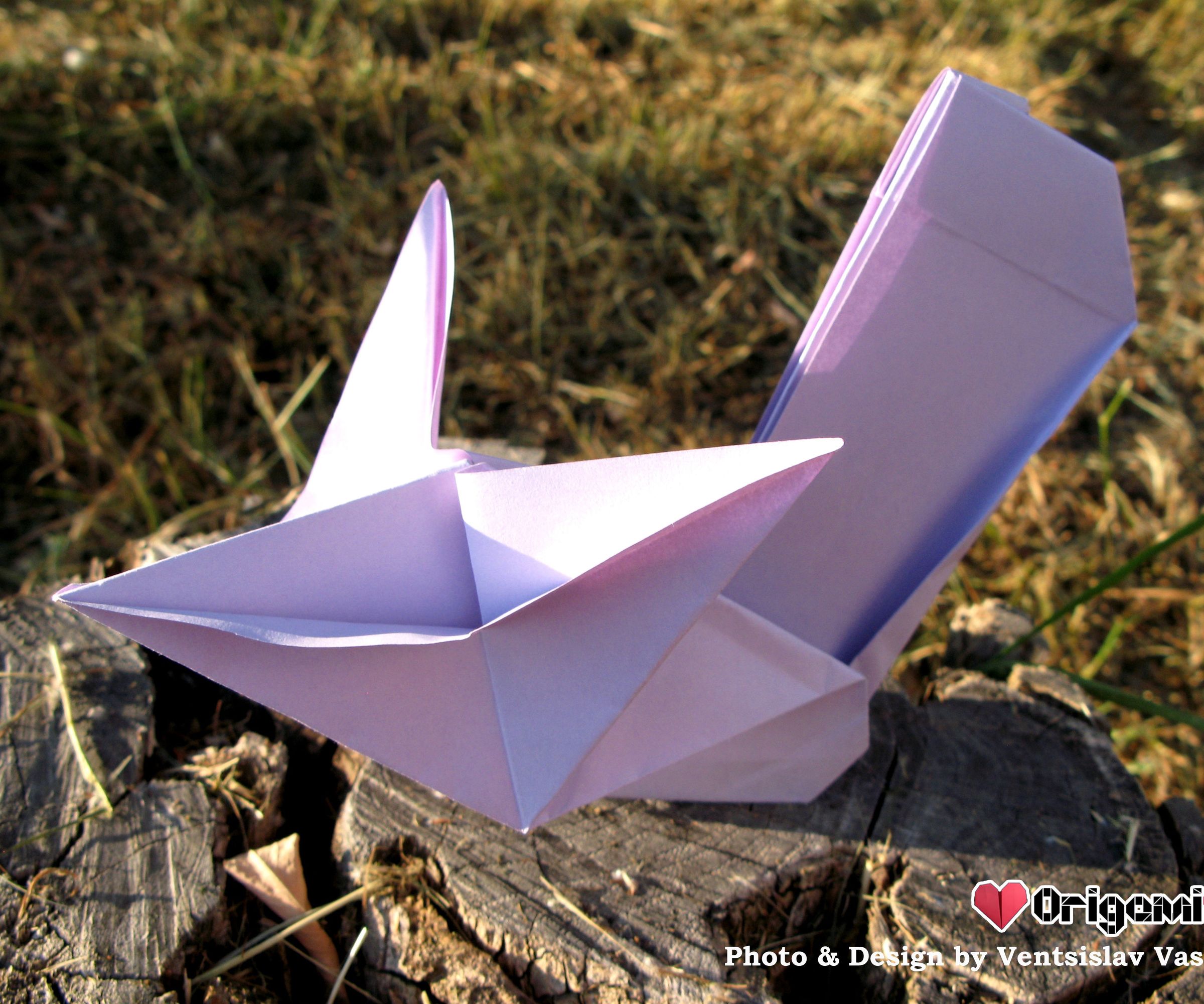 Printing Paper Origami Squirrel