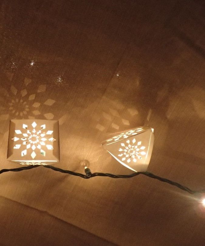 Custom String-lights With Silhouette Portrait