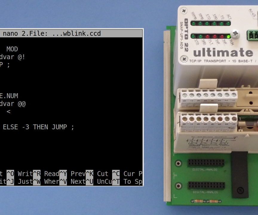 May the FORTH Be With Opto22 PAC and Linux