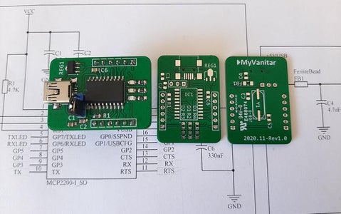 Figure 8  a Bottom View From the Assembled PCB Board