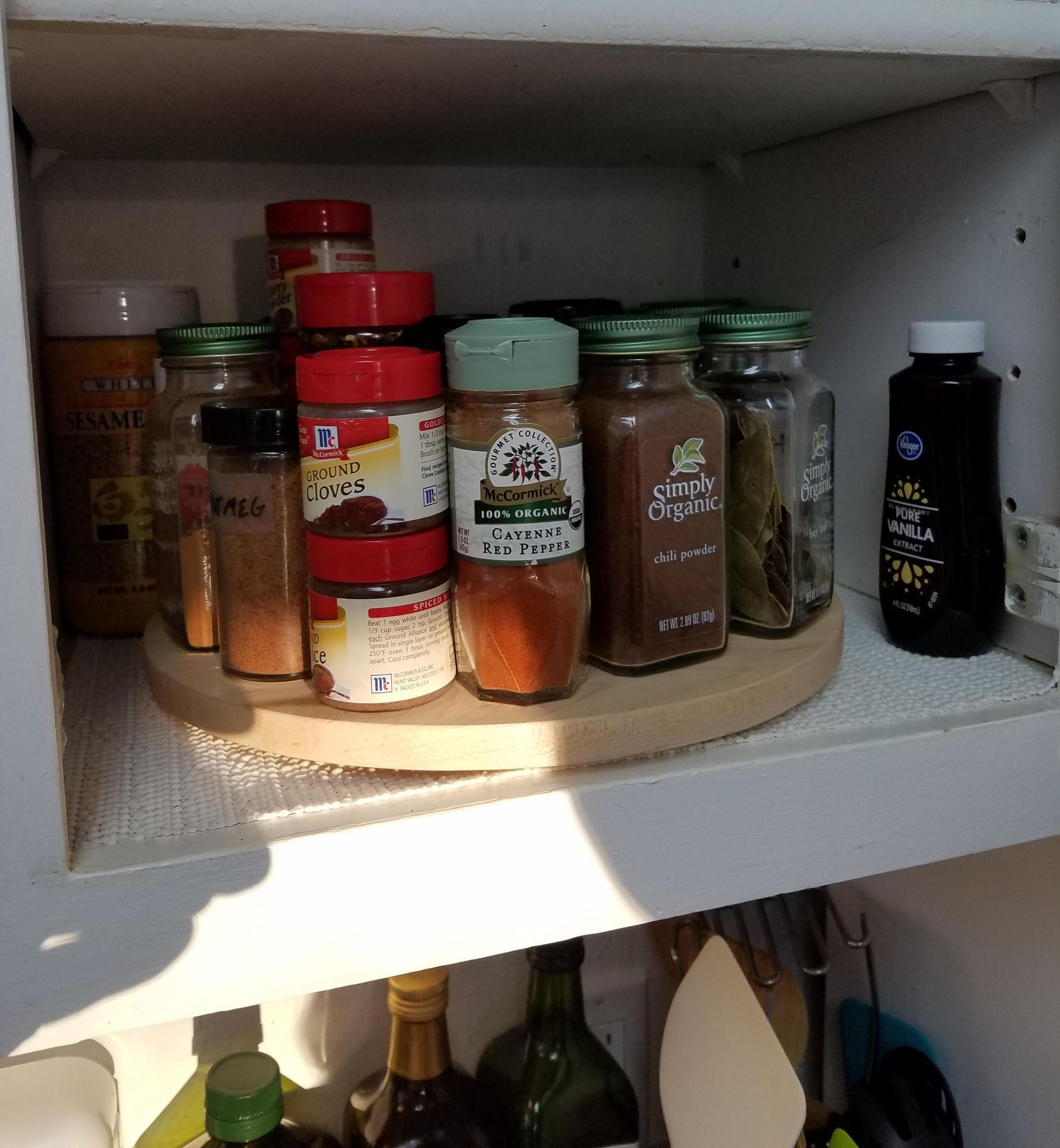 Lazy Susan From Scrap Flooring