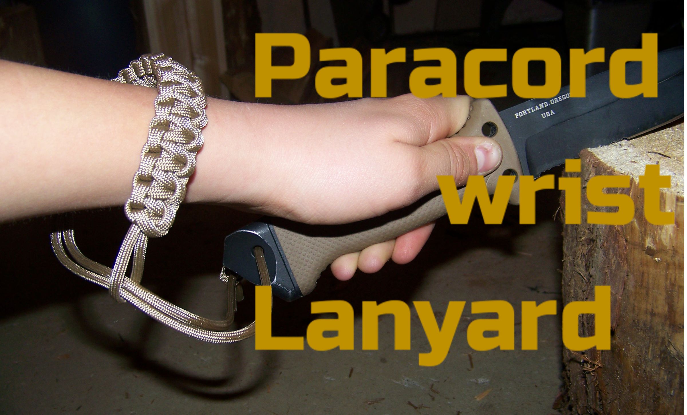 Paracord Wrist Lanyard