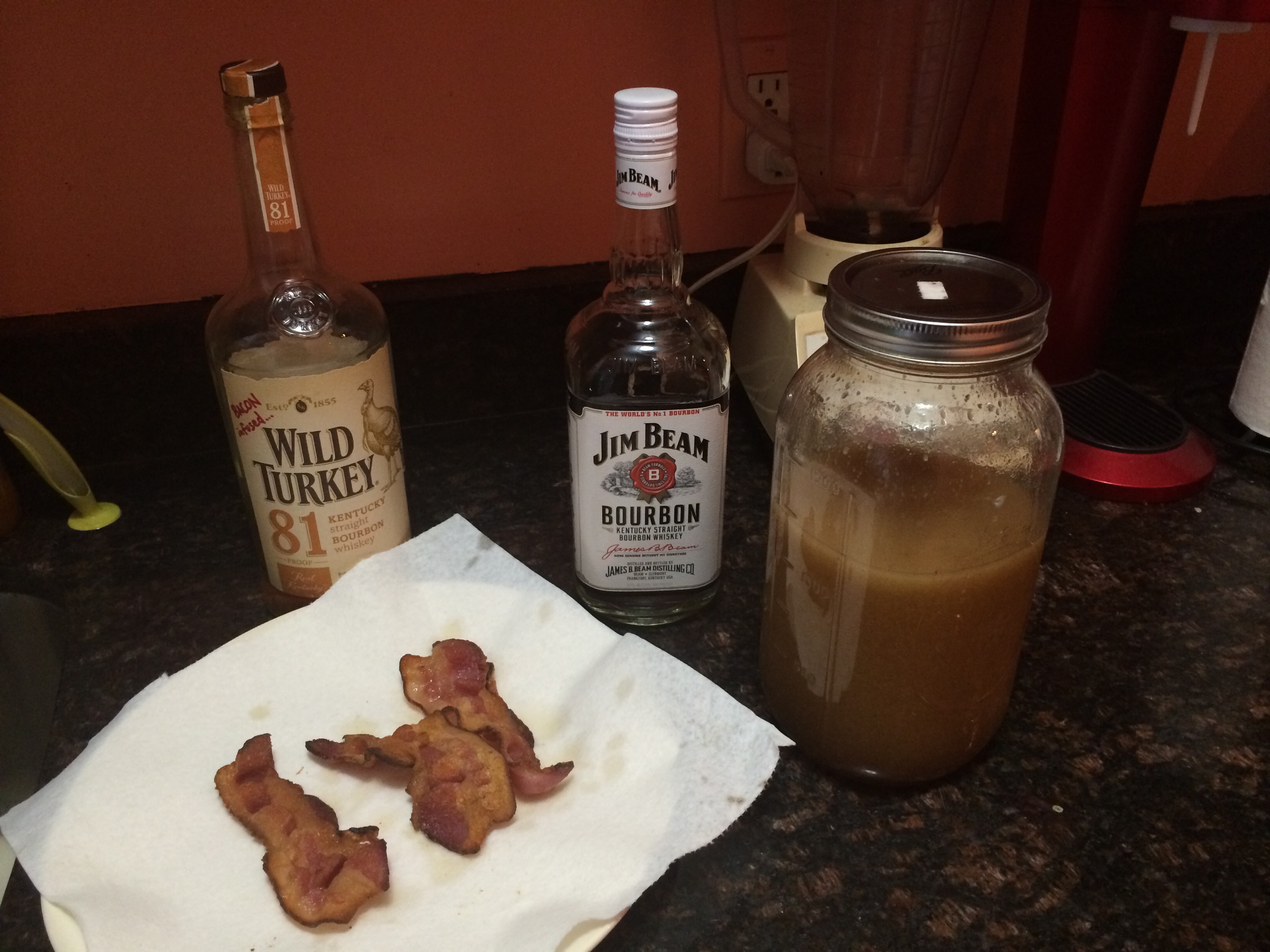 Bacon Infused Bourbon