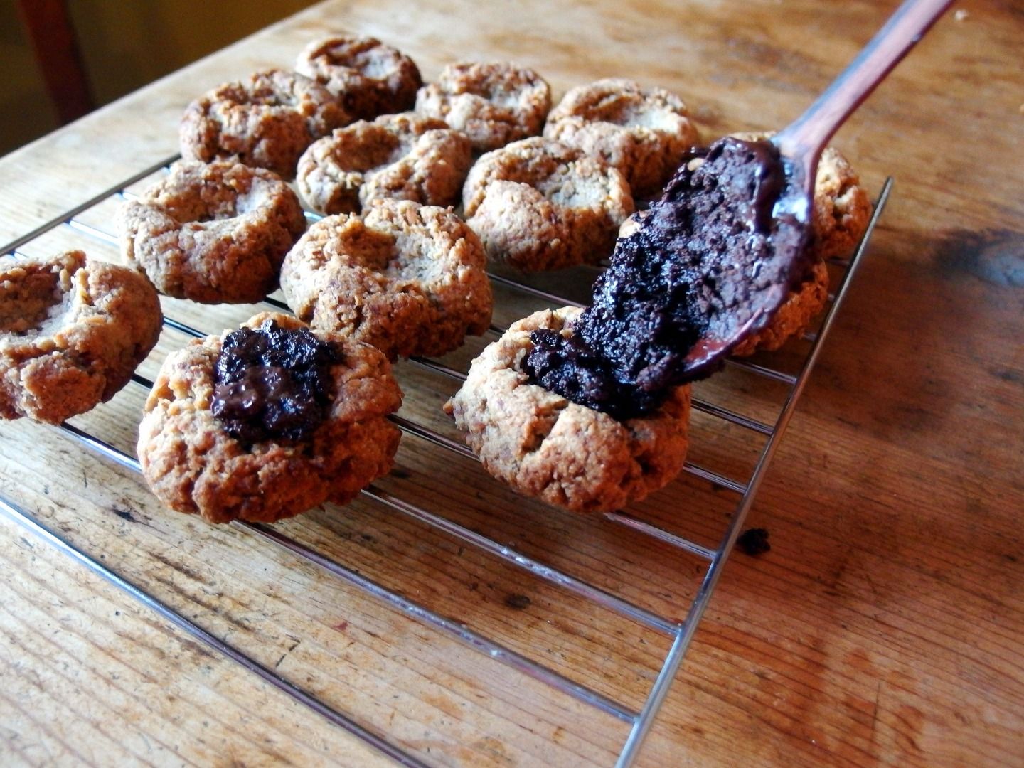 Paleo Almond Joy Thumbprint Cookies 3 Steps Instructables