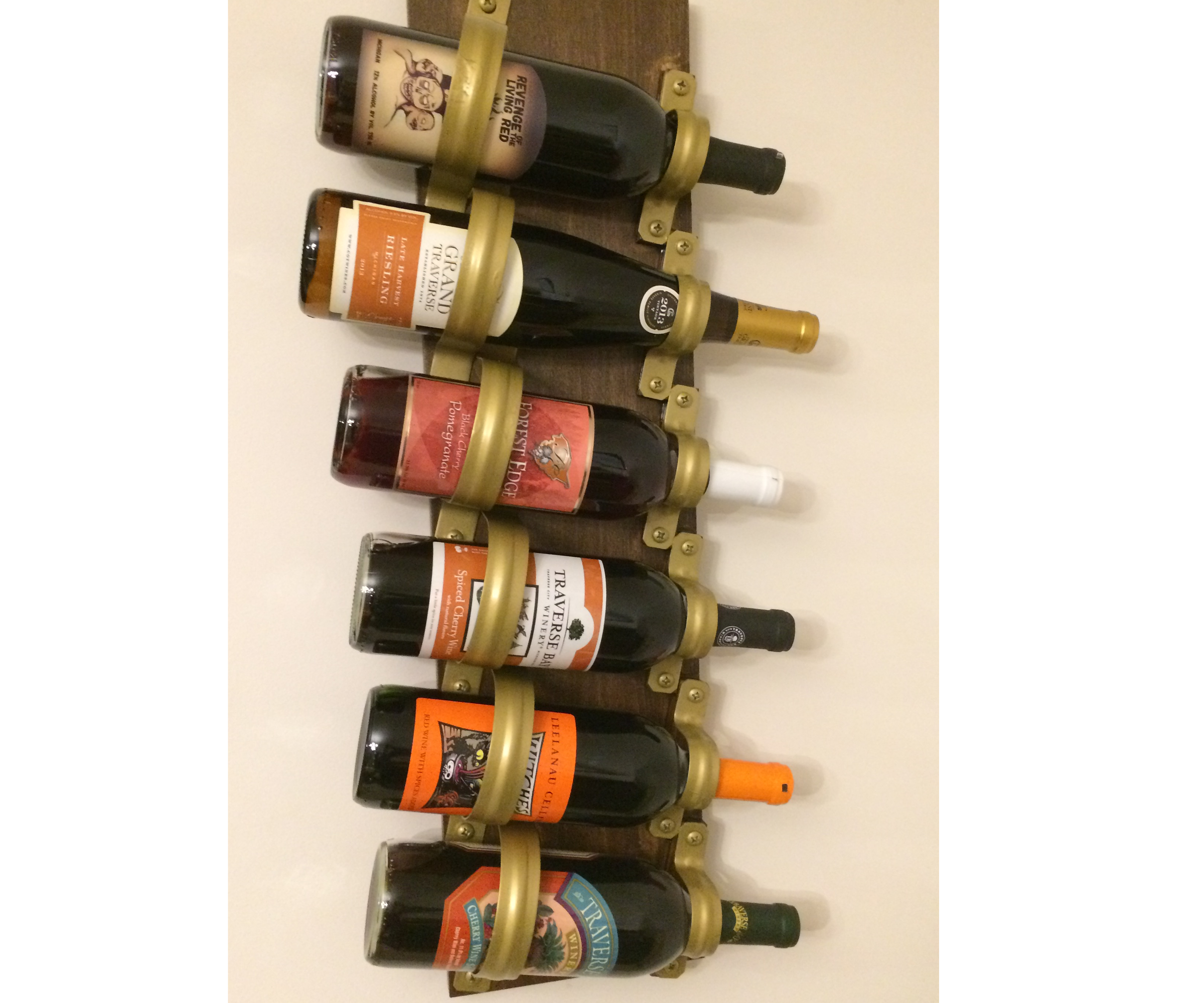 Wall Mounted Wine Shelf