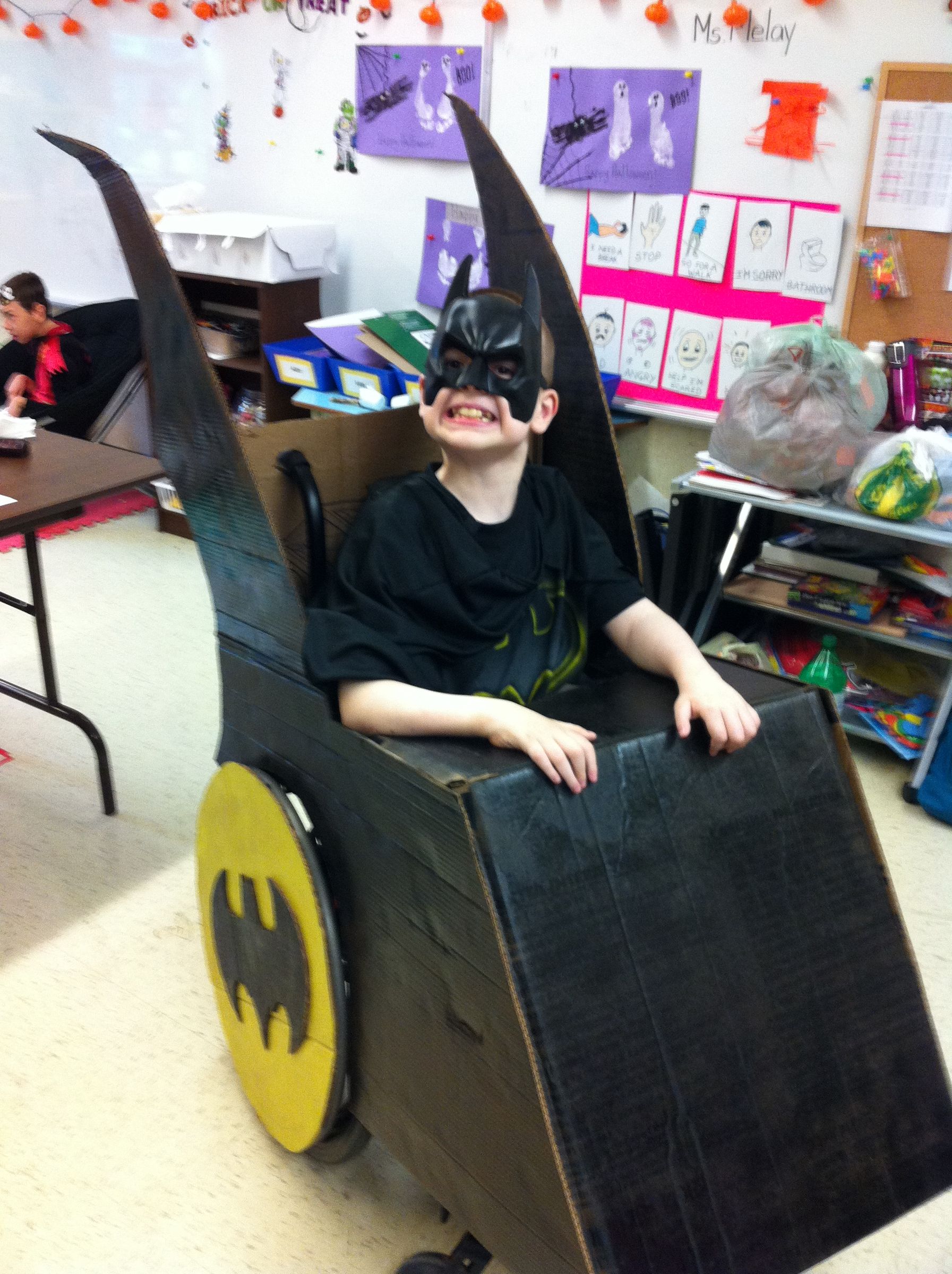 Wheelchair Batmobile Costume