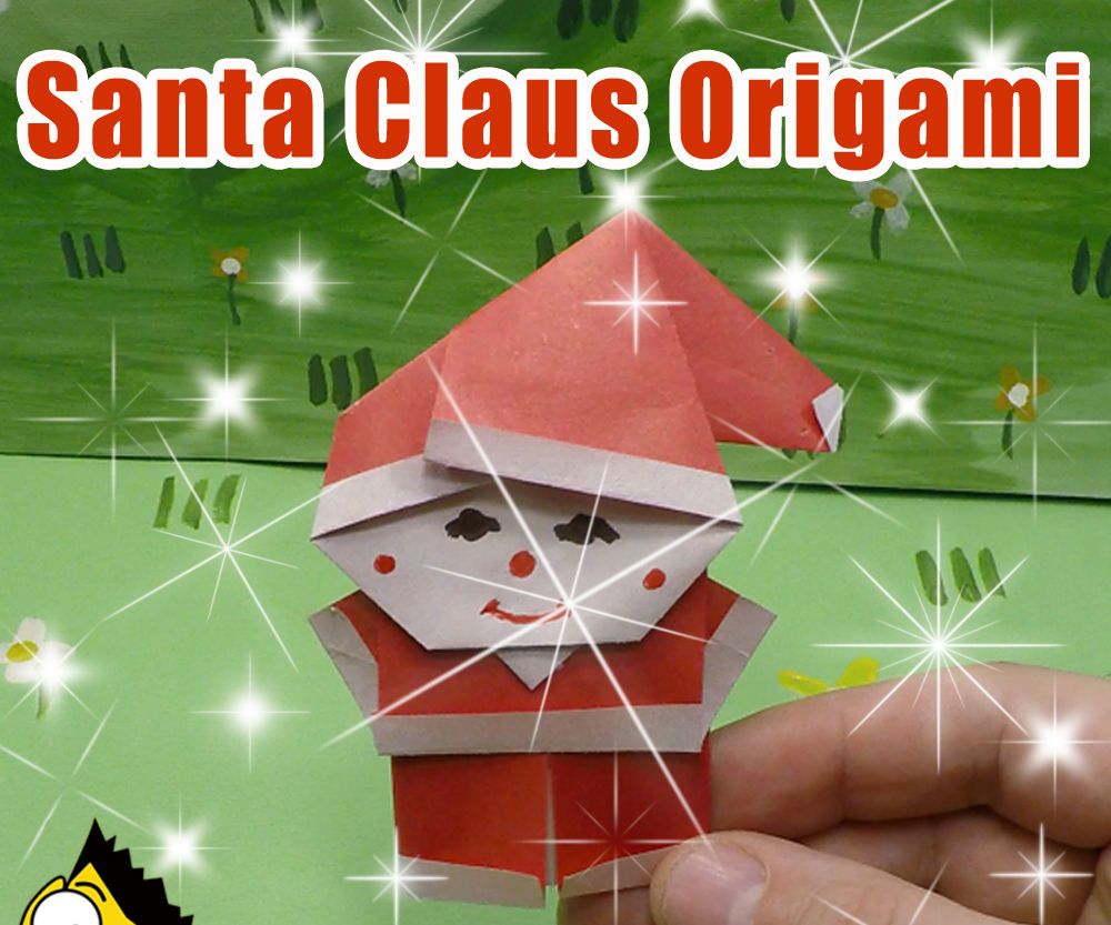 Very Simple Santa Claus From the Paper Origami - Origami BEST #origami