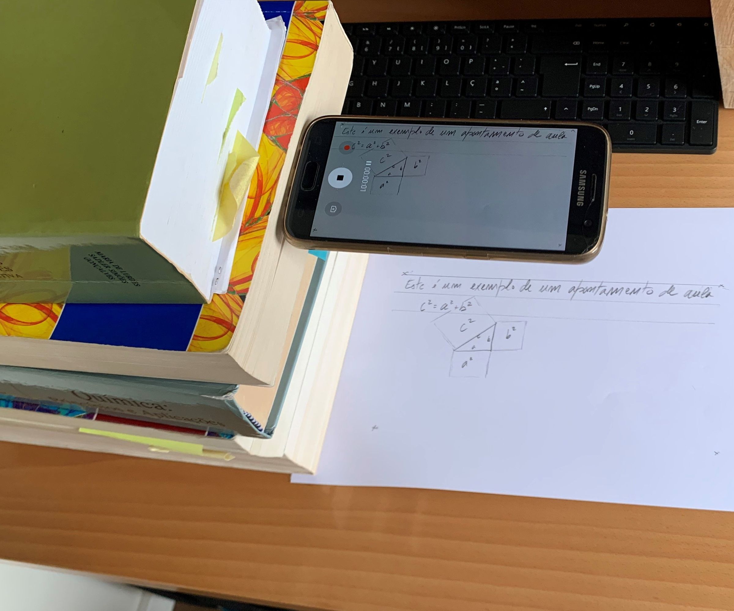Aula Com Quadro Branco Em Casa, Como Gravar Apontamentos De Aula Em Vídeo