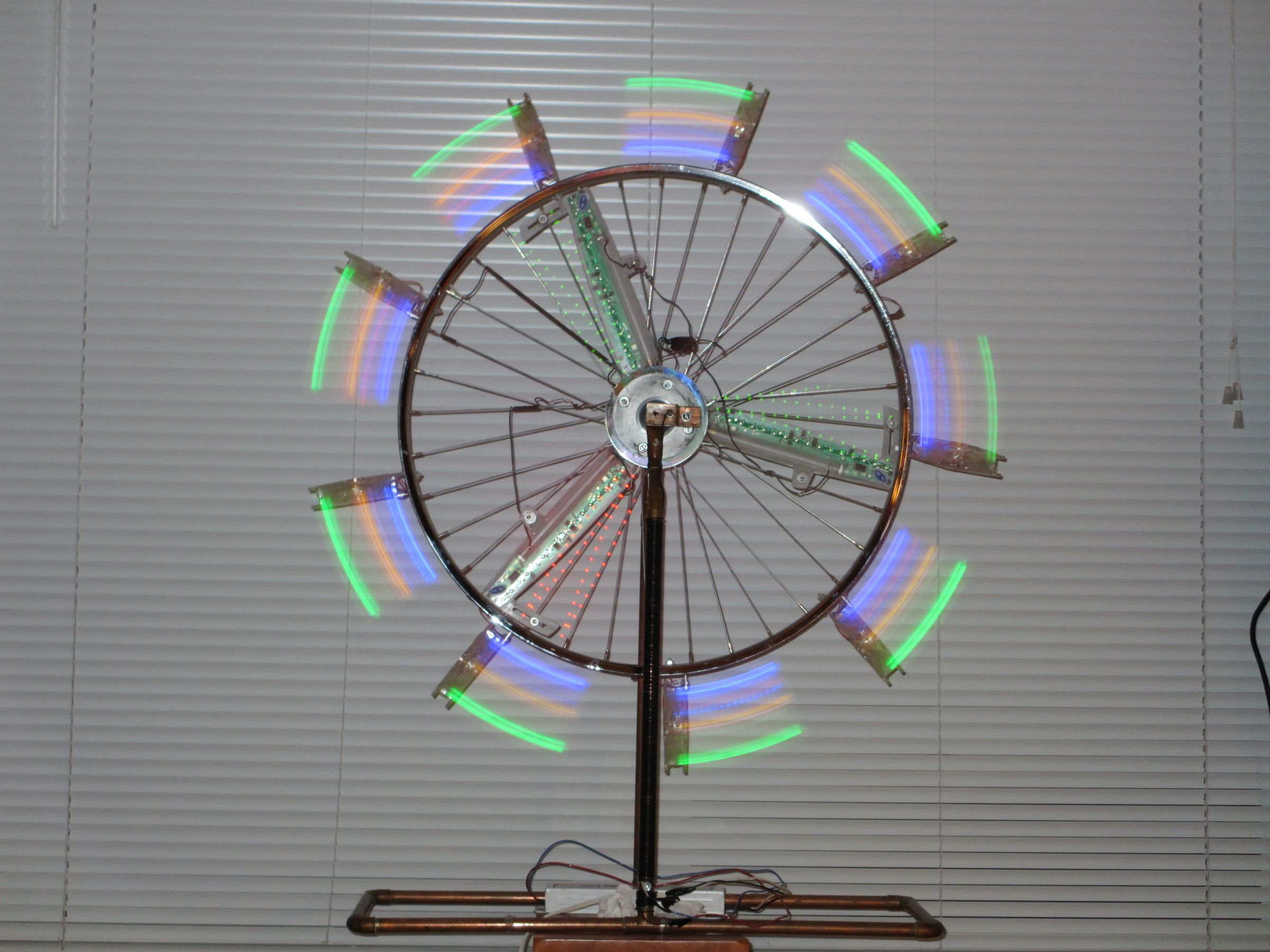 This Is the Prime Mover (a Bicycle Wheel Powered by Computer Case Fans)