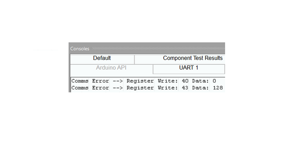 If There Is an Issue With Communication or Firmware, Then You Will See: 