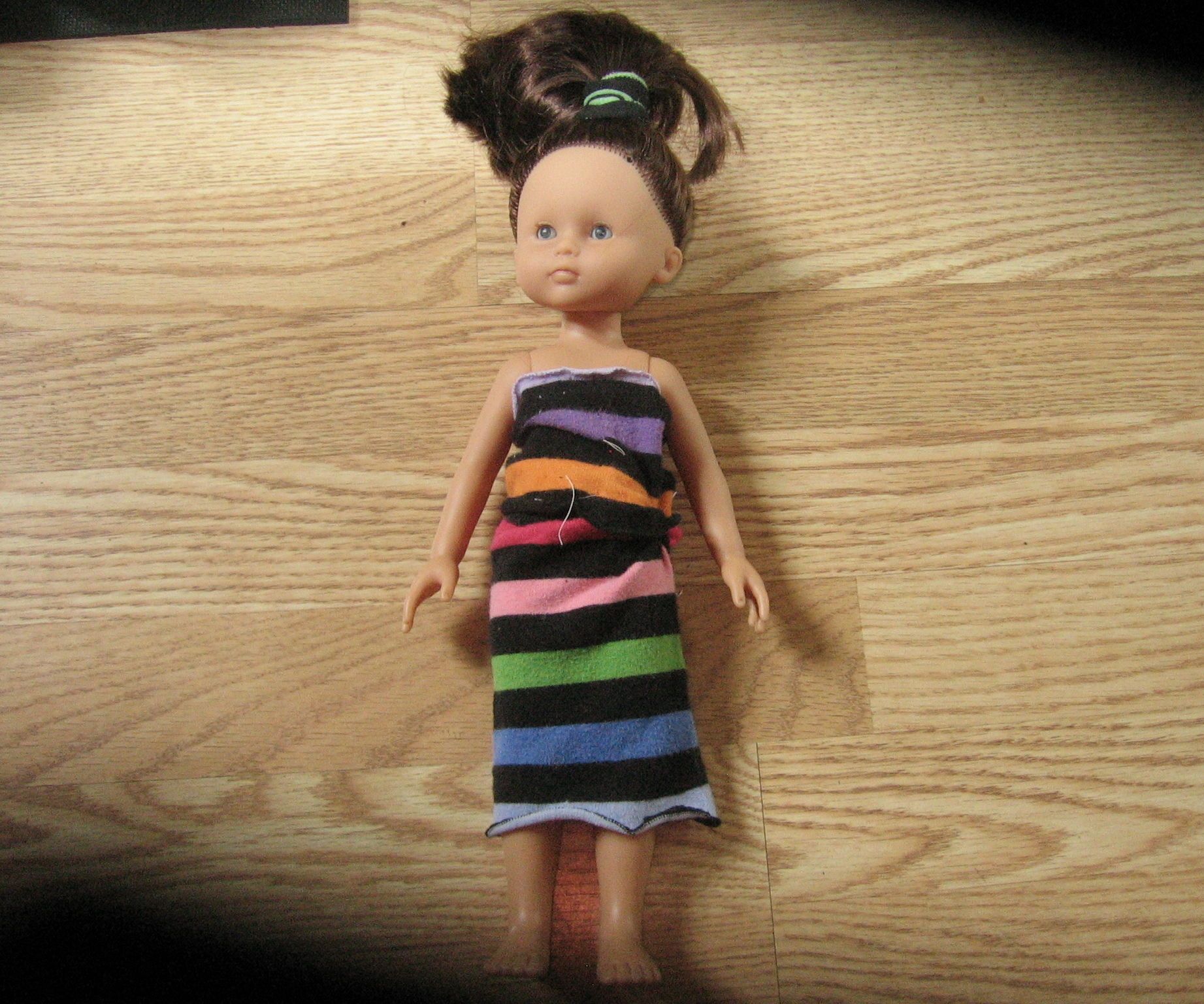 How to Make a Doll Dress With a Sock