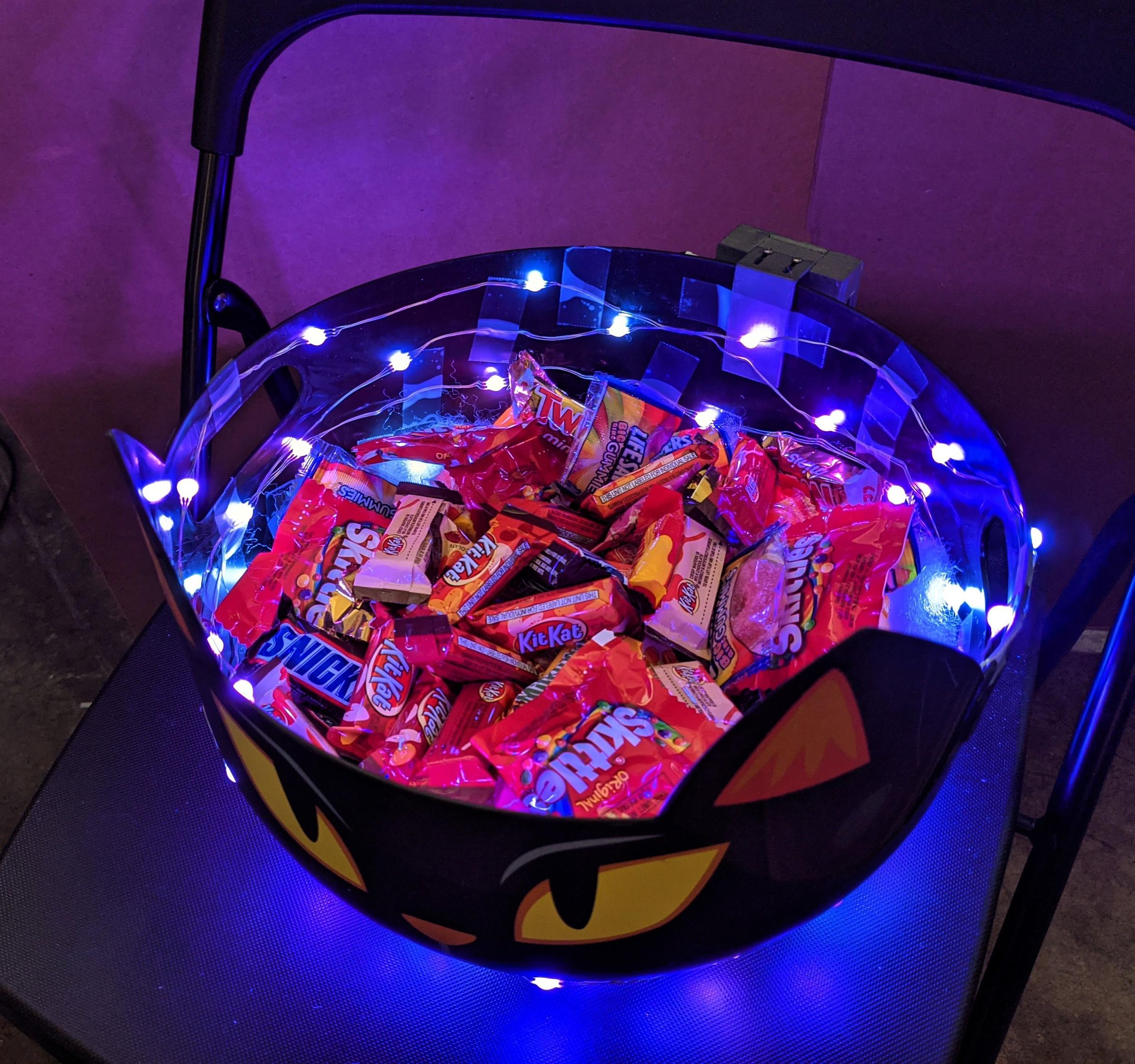 Glowing LED Halloween Candy Bowl 11 Steps (with Pictures) Instructables