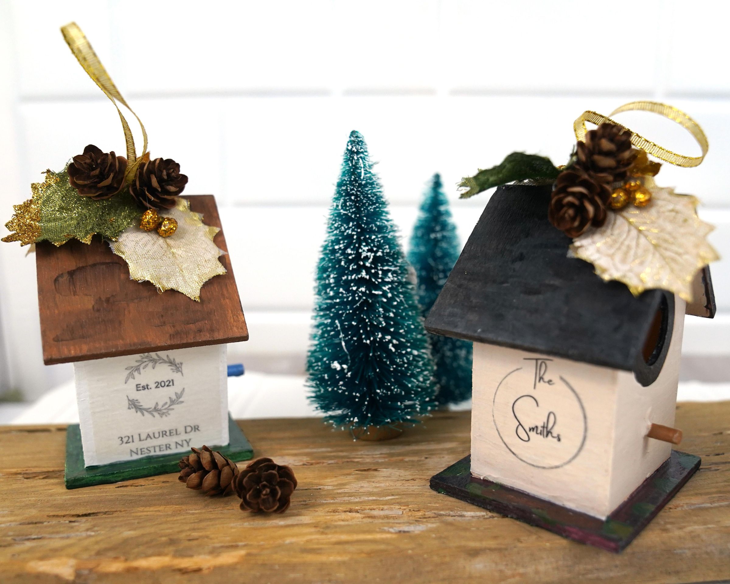 Custom Birdhouse Christmas Tree Ornaments 5 Steps (with Pictures