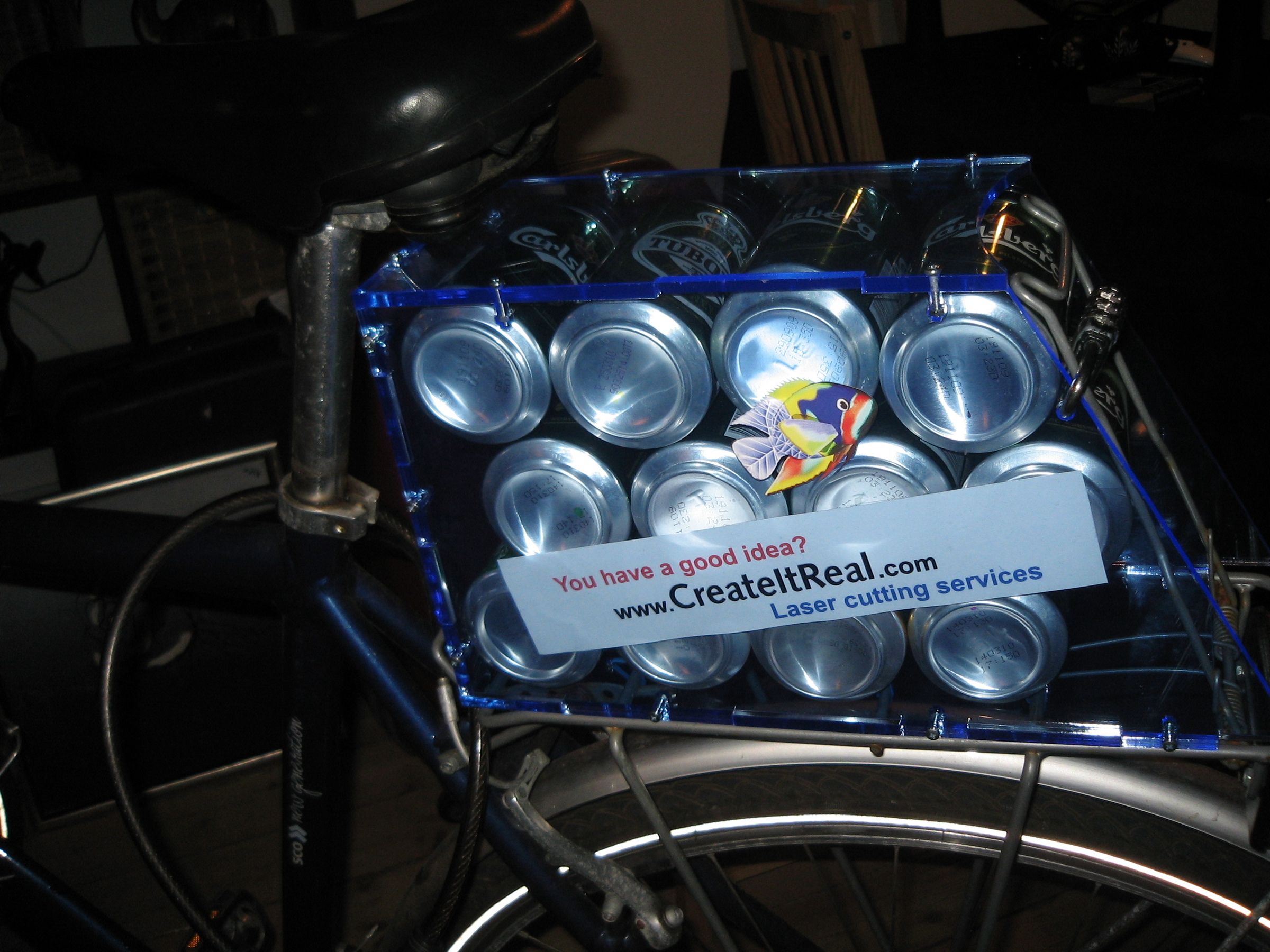 Bike Beer Holder 7 Steps Instructables