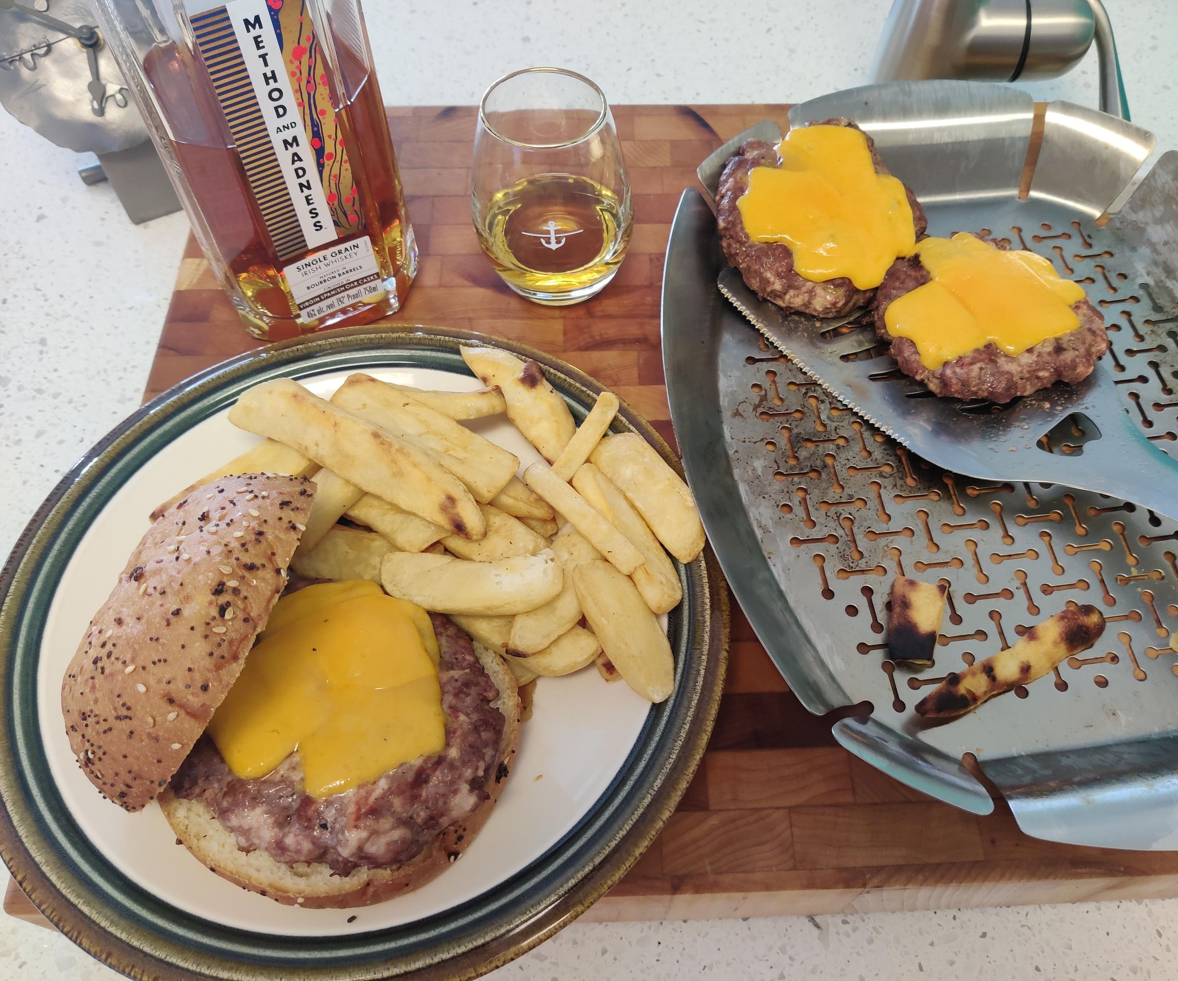 Best BBQ Burger and Fries
