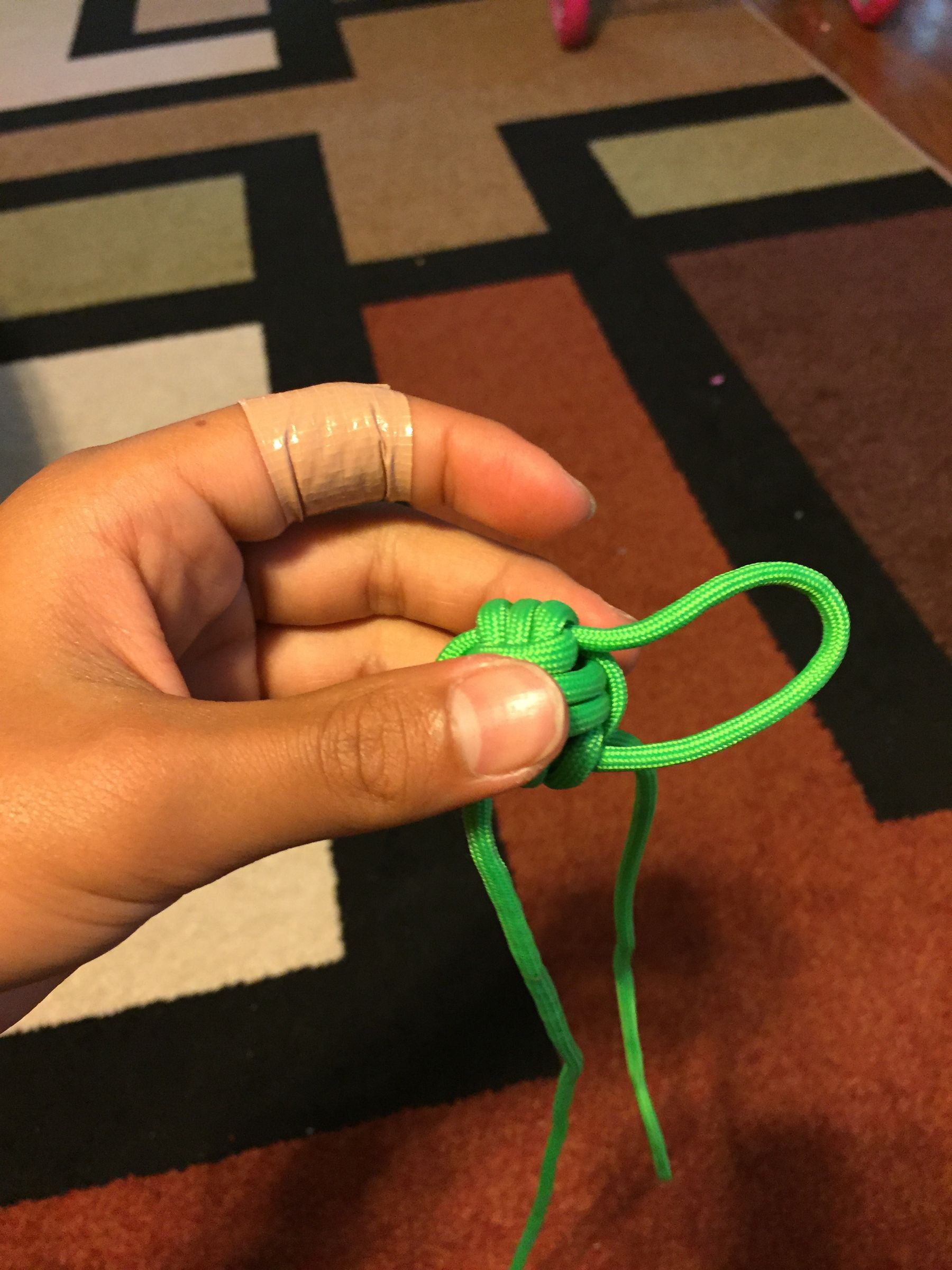 How To Monkey Fist Necklace 10 Steps Instructables