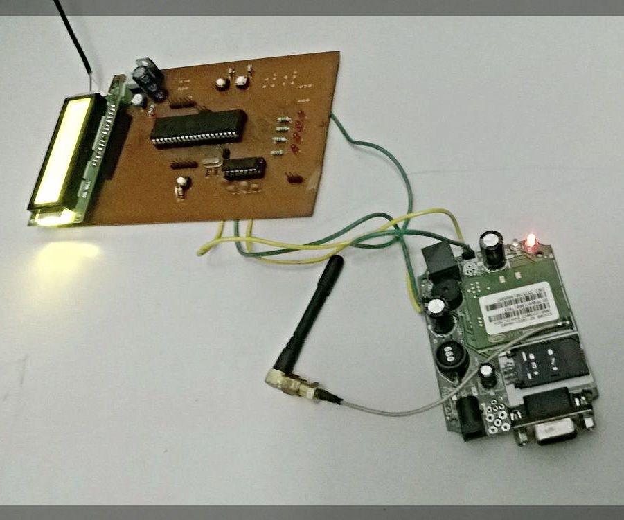 DIY SMS Driven Notice Display Board